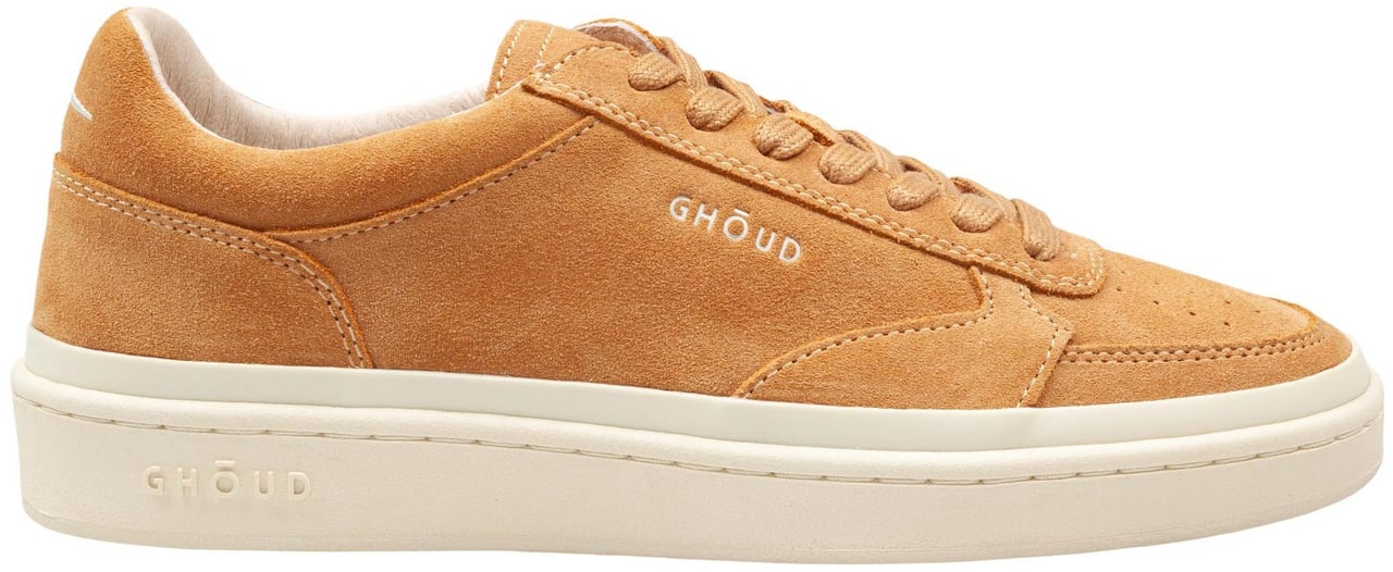 Ghōud Ghoud pads low suede sneakers, copper color Roze
