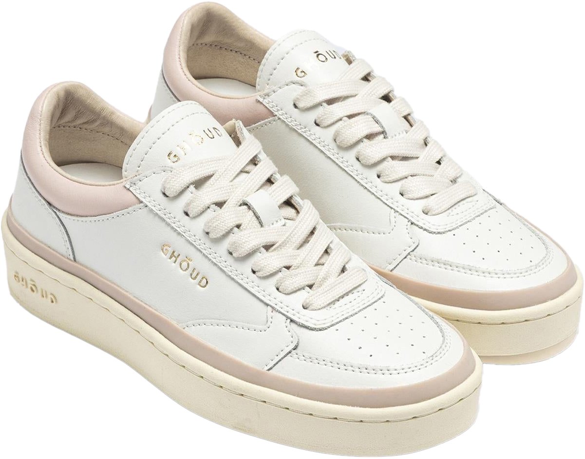 Ghōud Dames Pads Sneaker Wit/Nude Wit