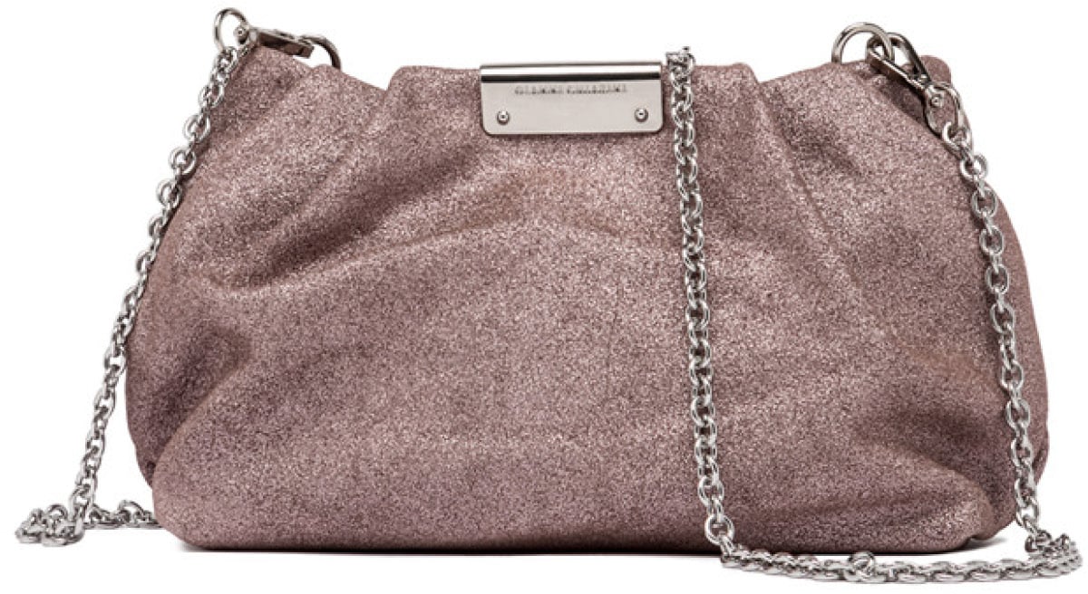 Gianni Chiarini Borsa Perla in pelle scamosciata bronzo Bruin