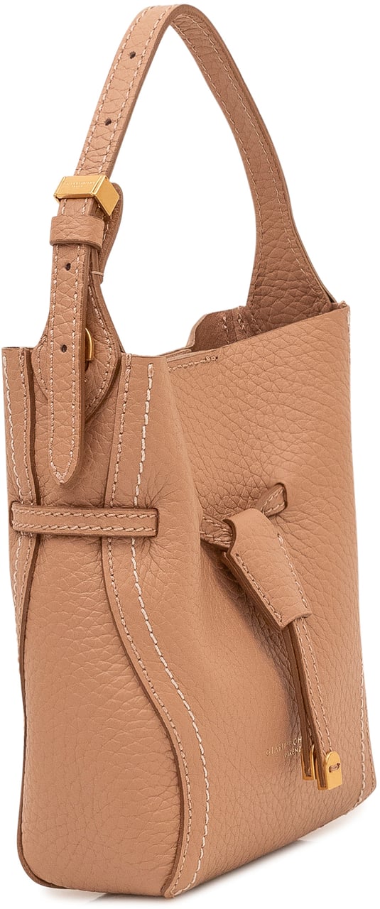 Gianni Chiarini Borsa Sienna con Manico e Laccio Beige