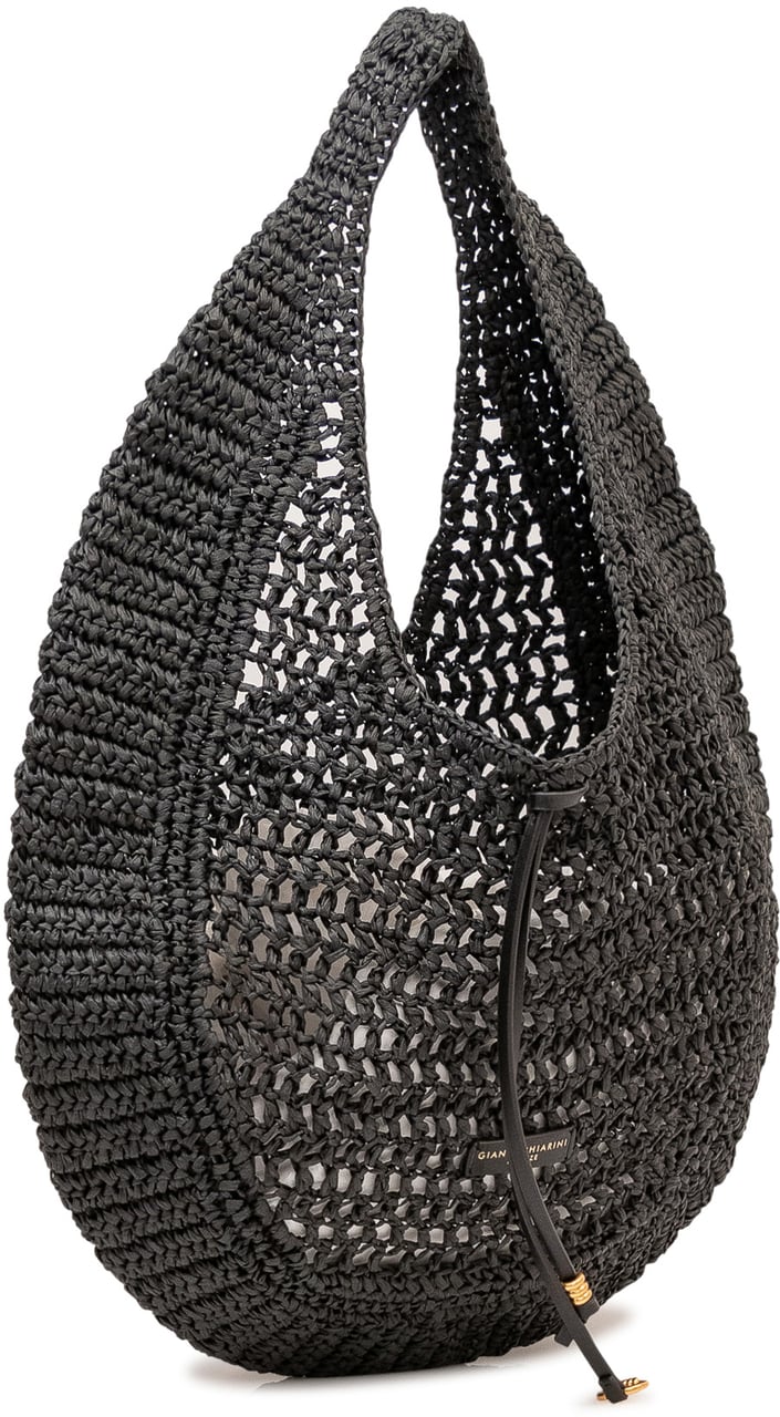 Gianni Chiarini Borsa Nefeli Intrecciata con Laccio Zwart