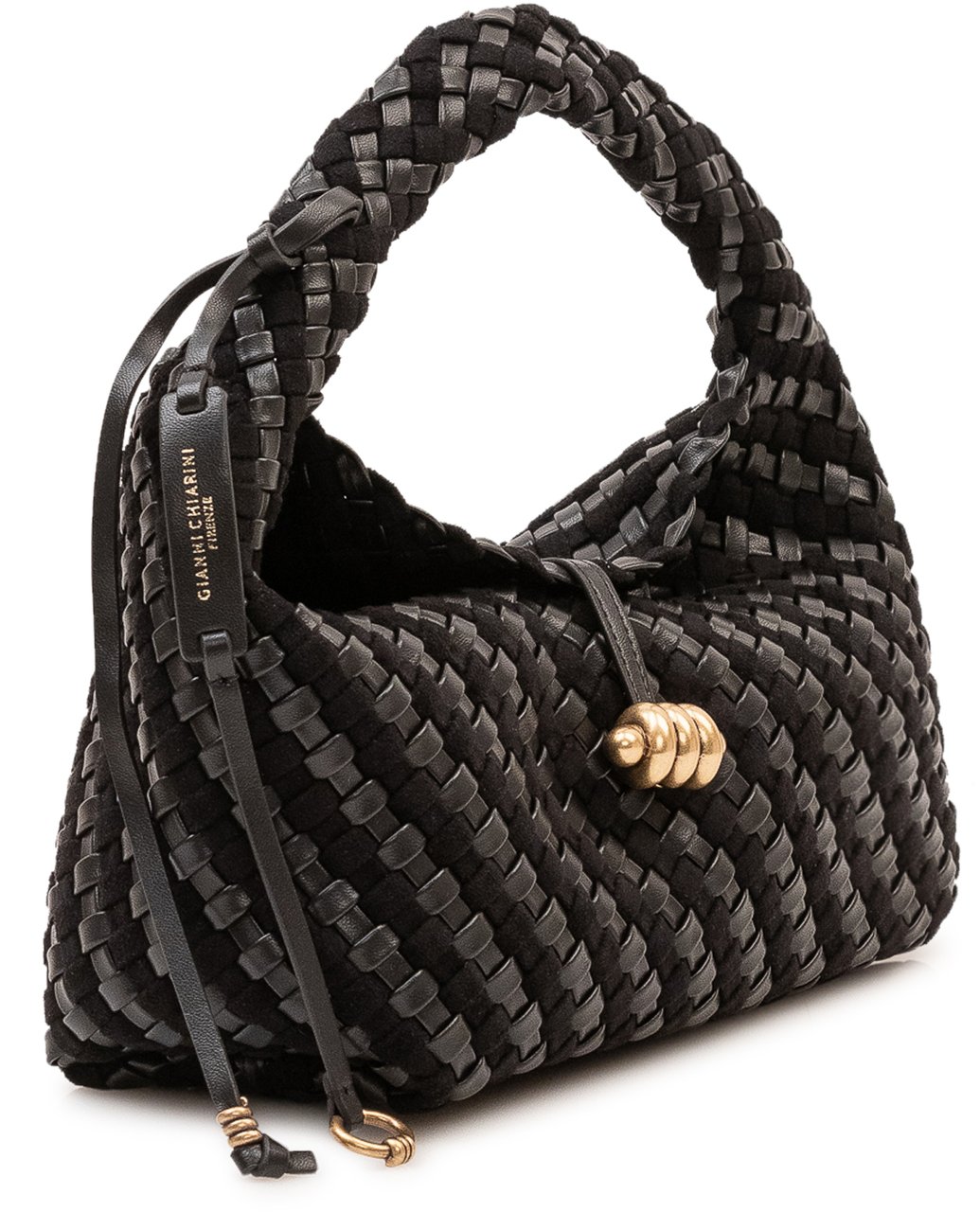 Gianni Chiarini Borsa Aurelie Intrecciata Zwart