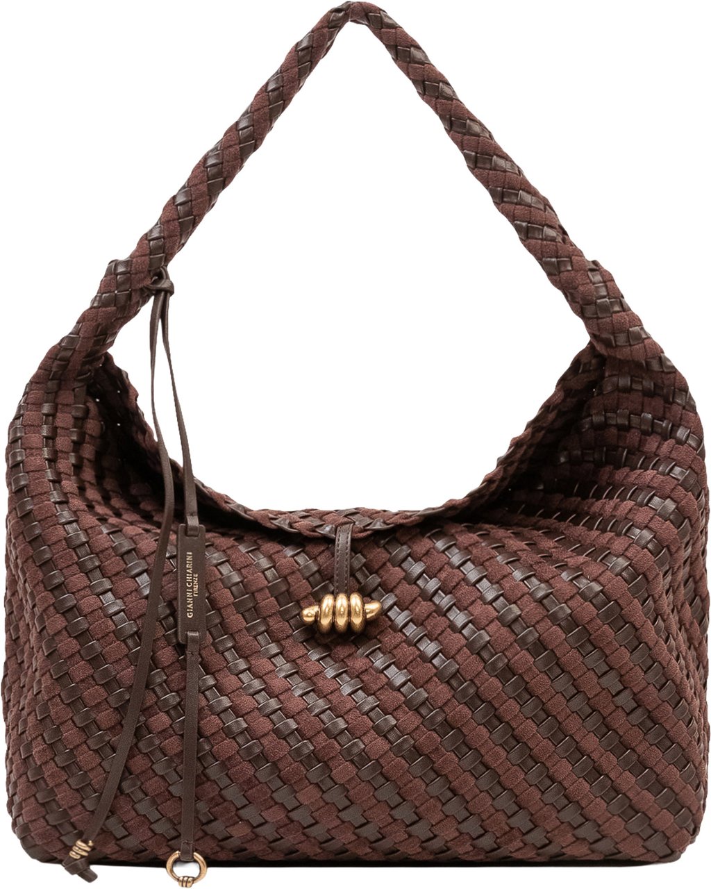 Gianni Chiarini Borsa Aurelie Intrecciata a Spalla Bruin