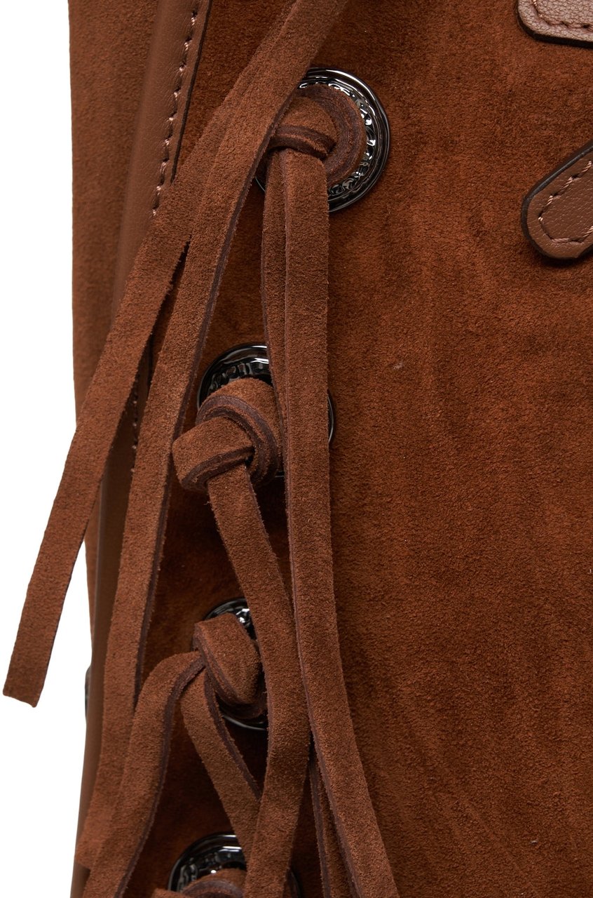 Gianni Chiarini Shopper with fringes 'Marcella' Bruin