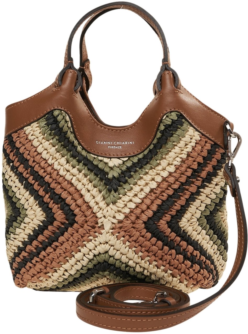 Gianni Chiarini Raffia handbag 'Dua' Divers