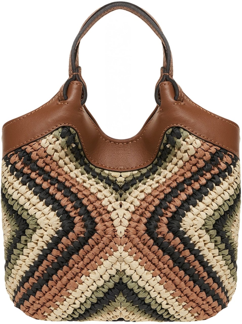 Gianni Chiarini Raffia handbag 'Dua' Divers