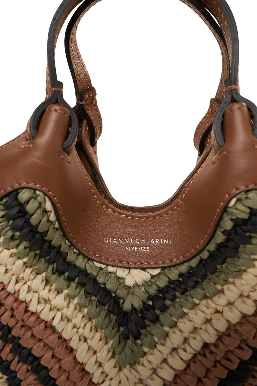 Gianni Chiarini Raffia handbag 'Dua' Divers