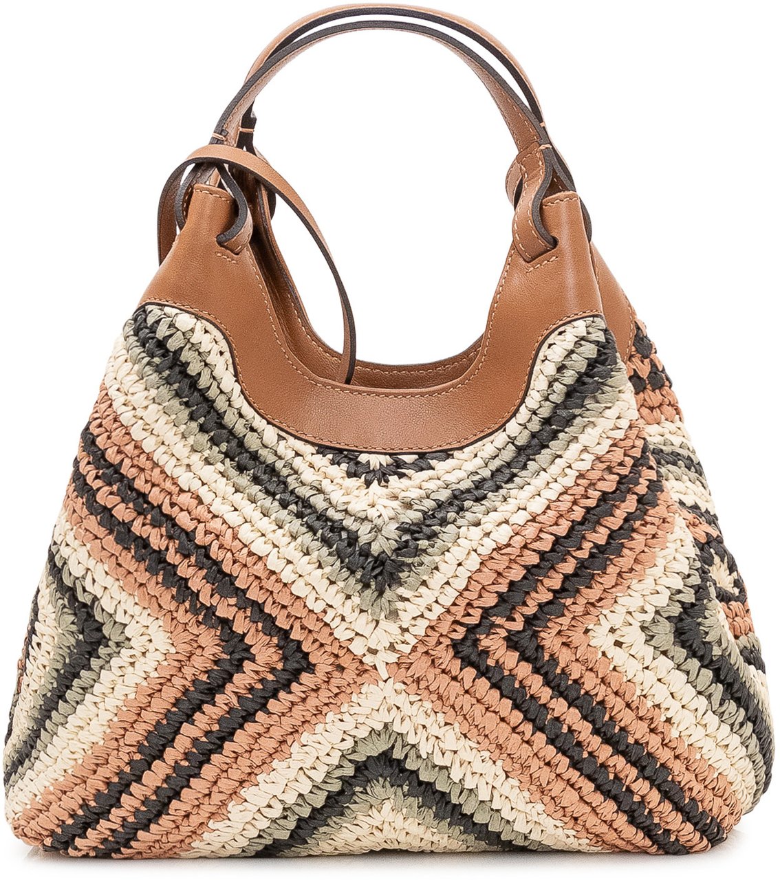 Gianni Chiarini Borsa a Mano Dua con Trama Intrecciata Geometrica Divers