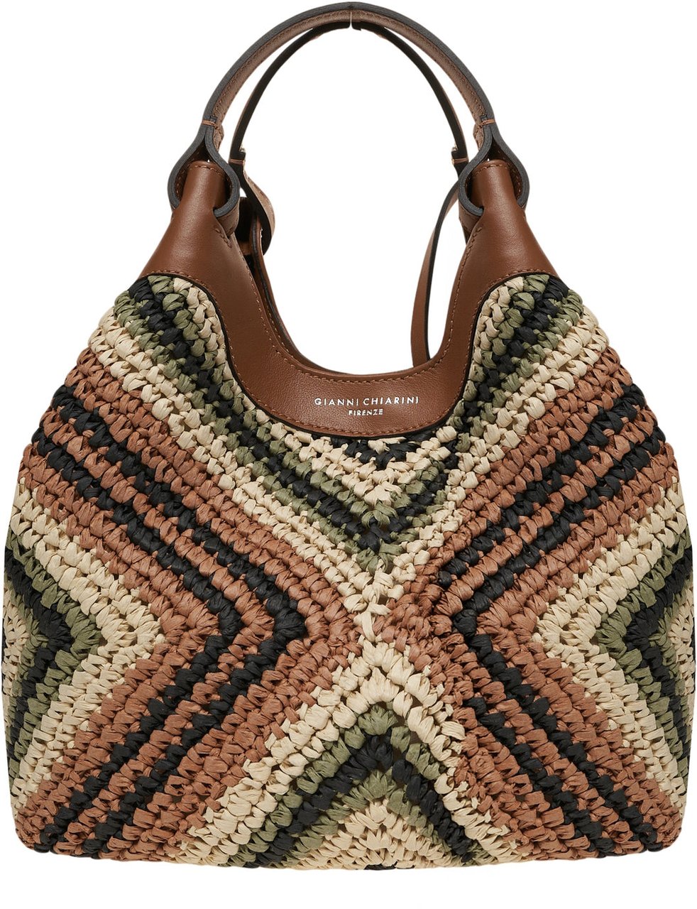 Gianni Chiarini Raffia handbag 'Diamix' Divers