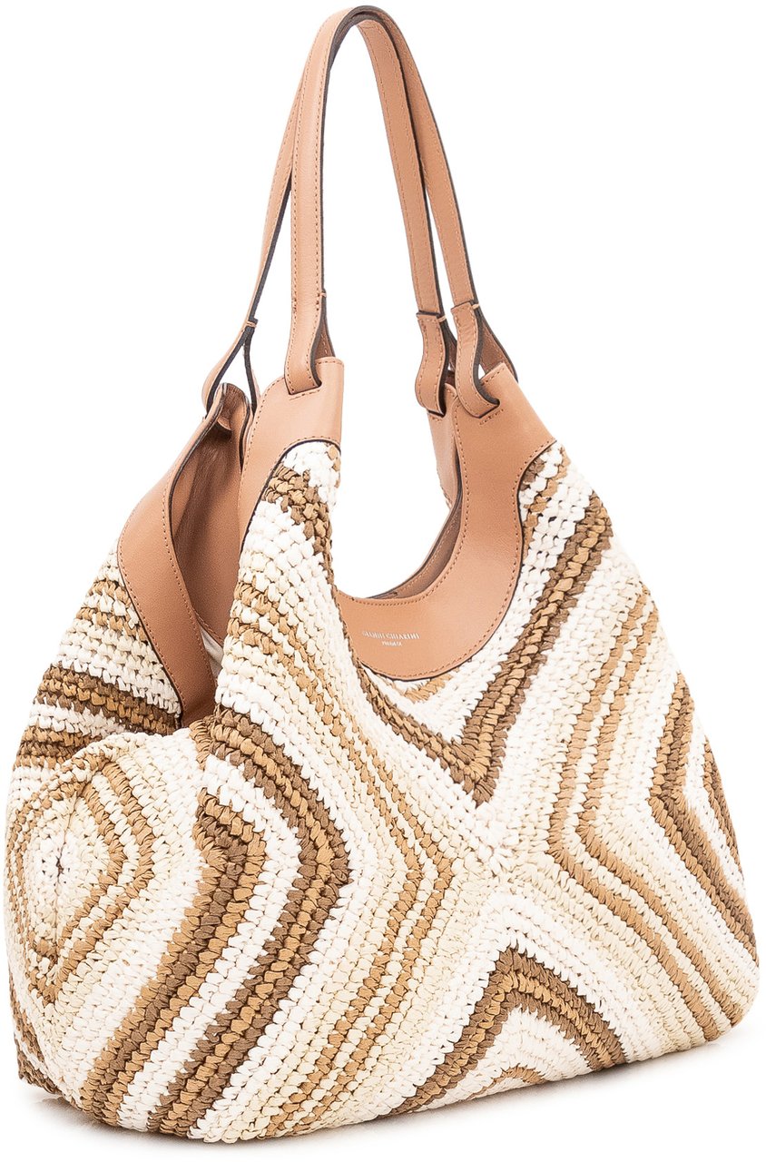 Gianni Chiarini Borsa a Spalla Dua con Trama Intrecciata Divers