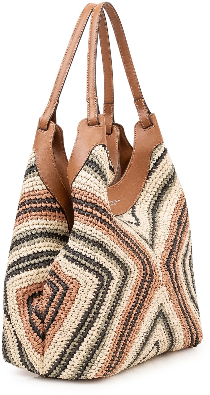 Gianni Chiarini Borsa a Spalla in Tessuto Intrecciato Divers