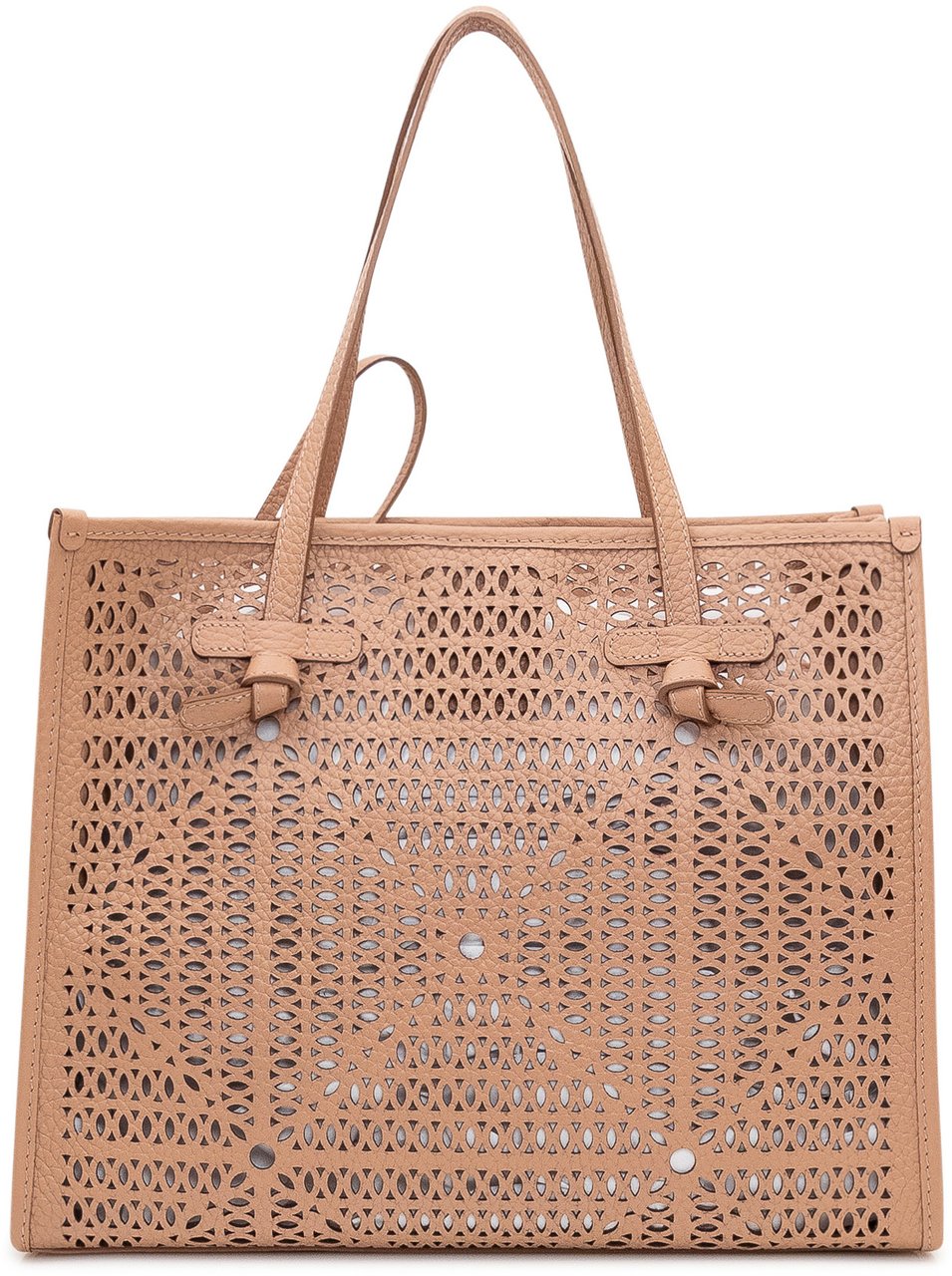 Gianni Chiarini Borsa Marcella Traforata con Doppi Manici Beige