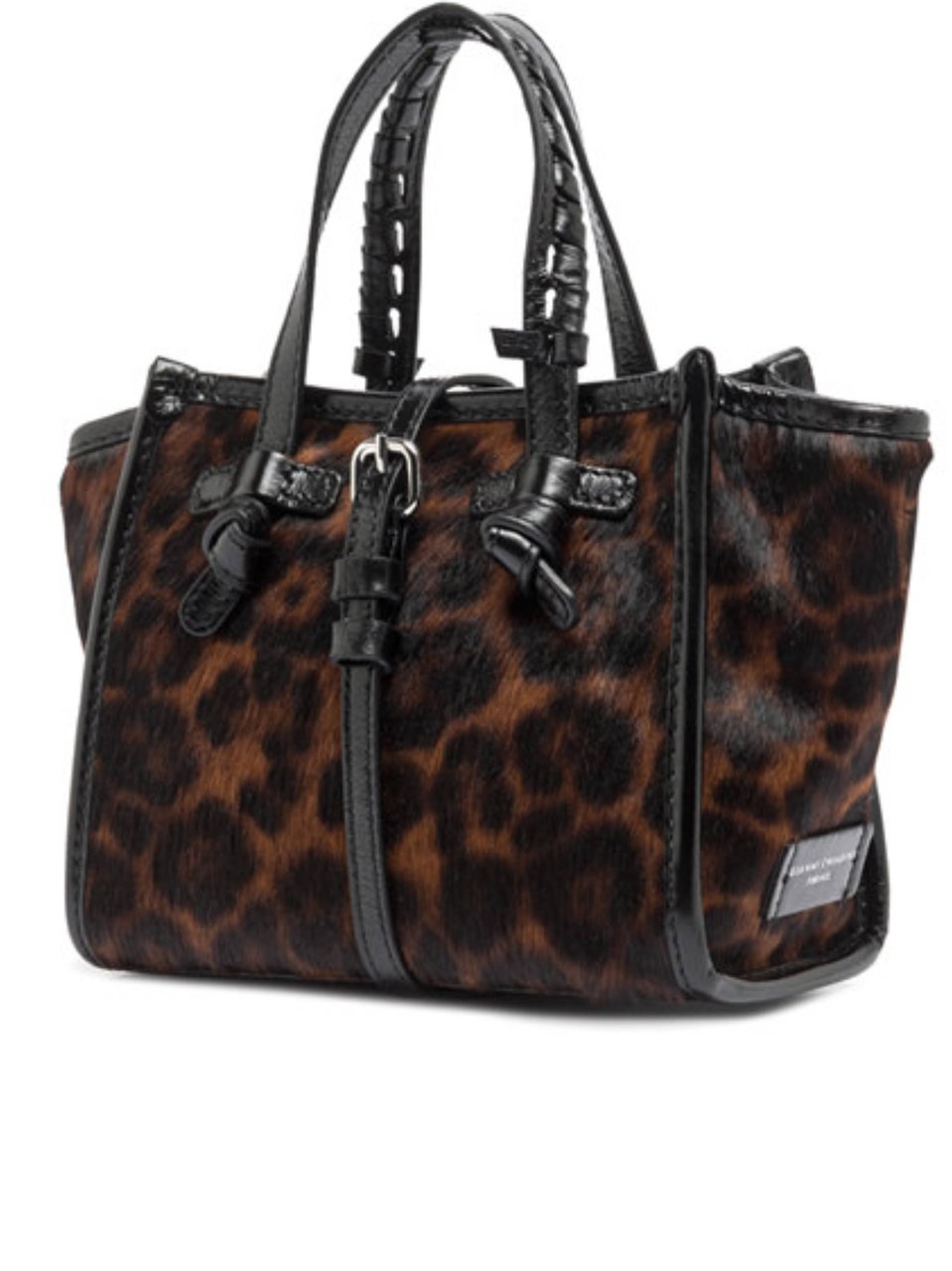 Gianni Chiarini Brown Miss Marcella Leopard Print Tote Bag Zwart