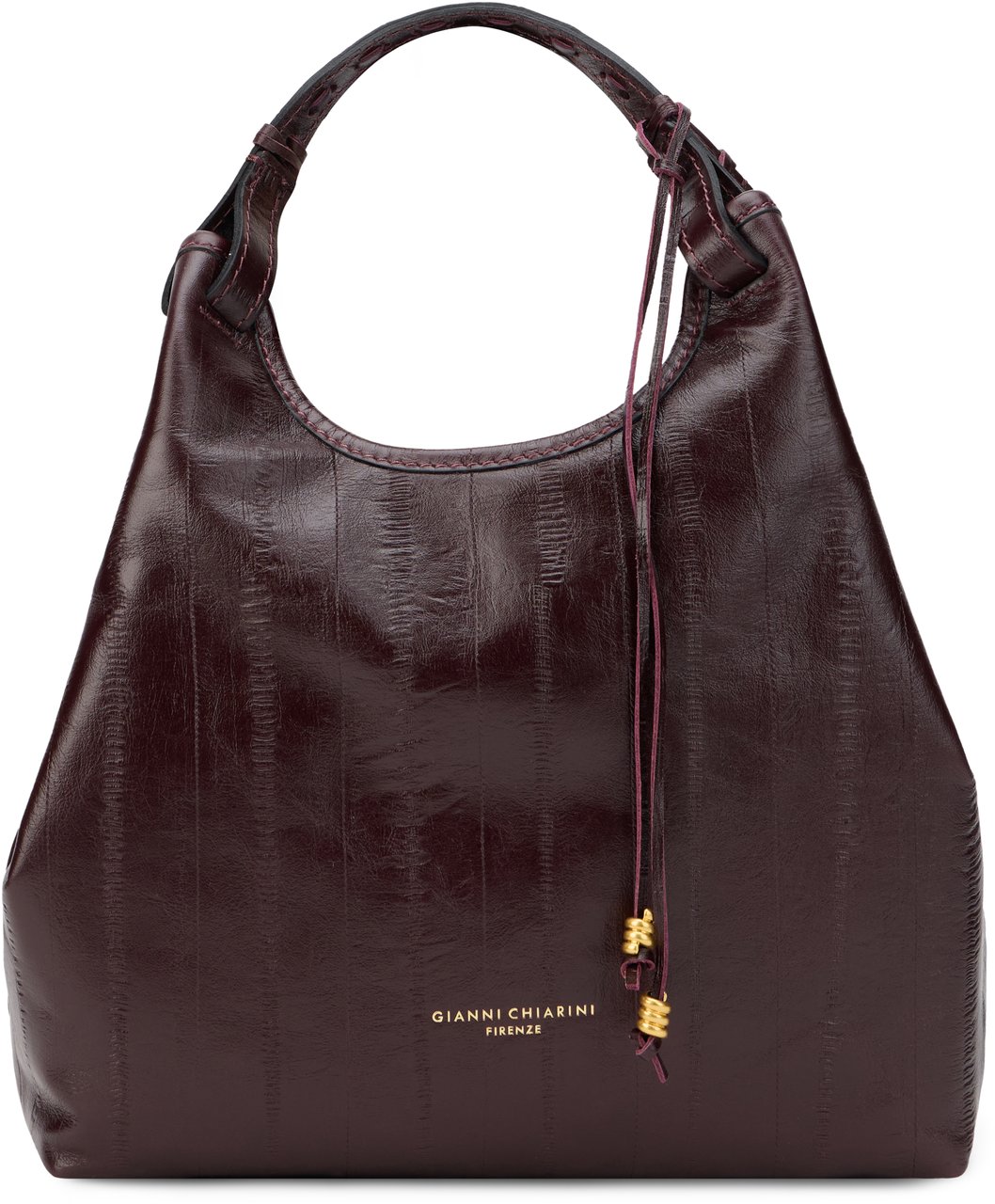 Gianni Chiarini Leather hobo bag Bruin
