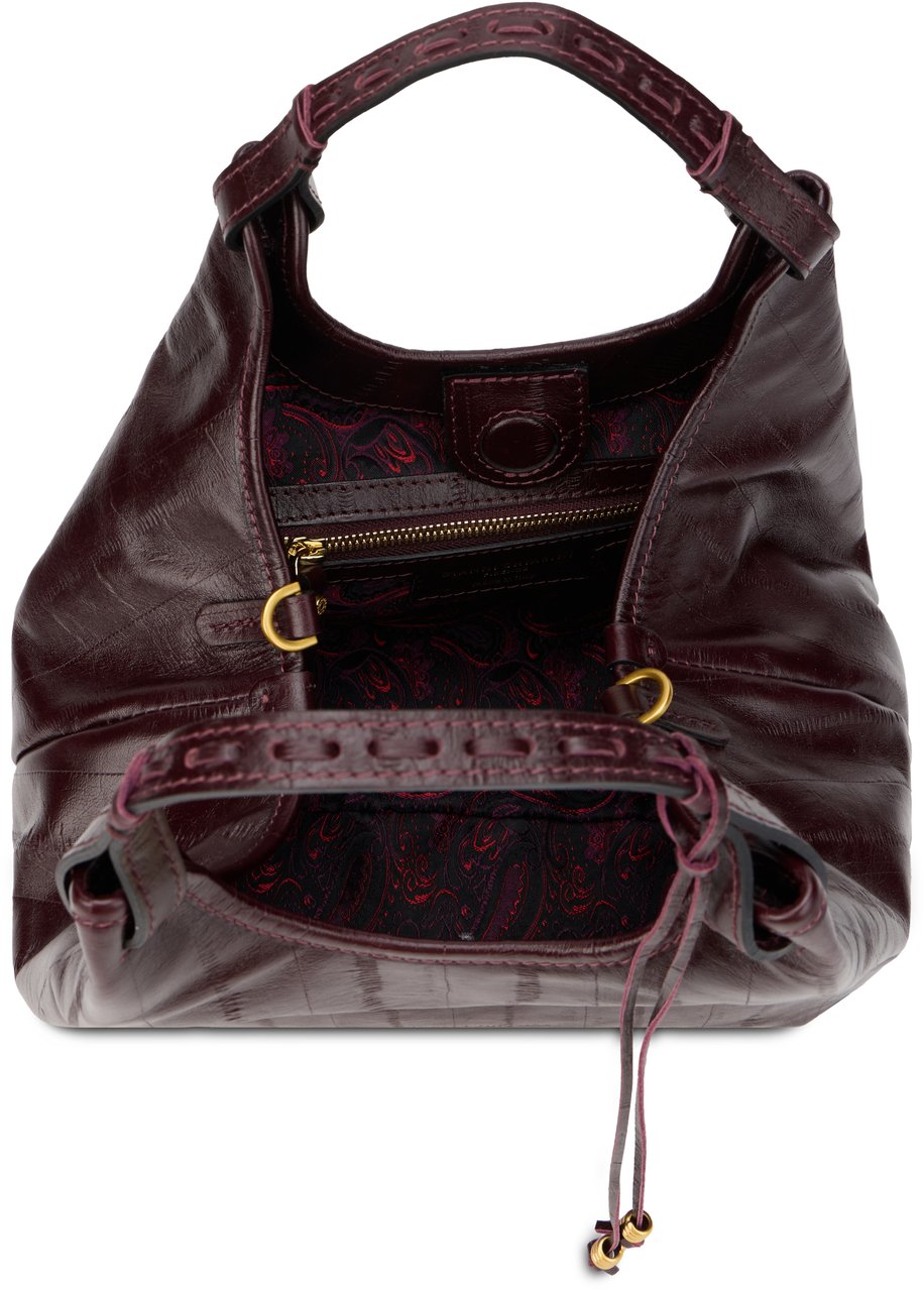 Gianni Chiarini Leather hobo bag Bruin
