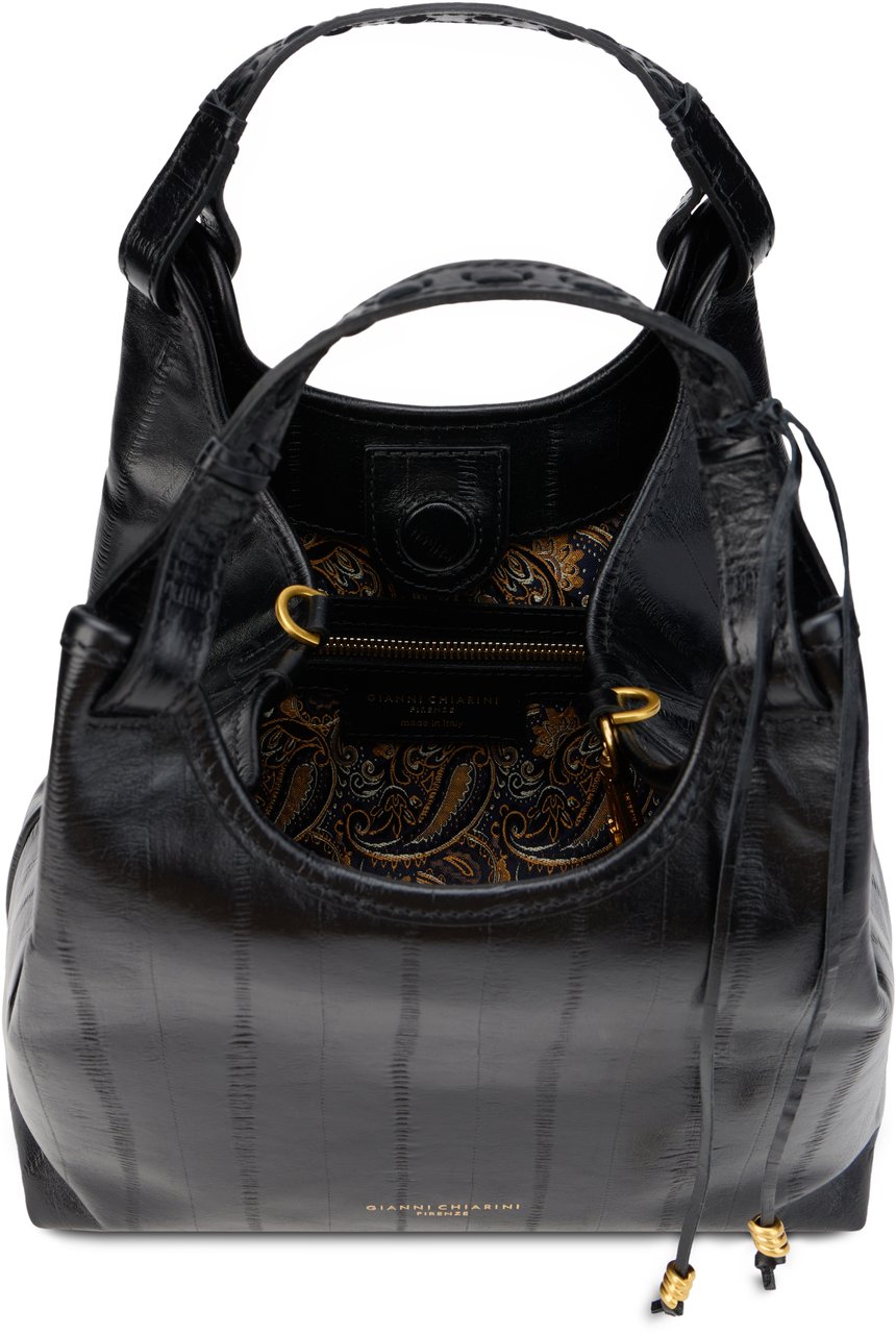 Gianni Chiarini Hobo shoulder bag Zwart