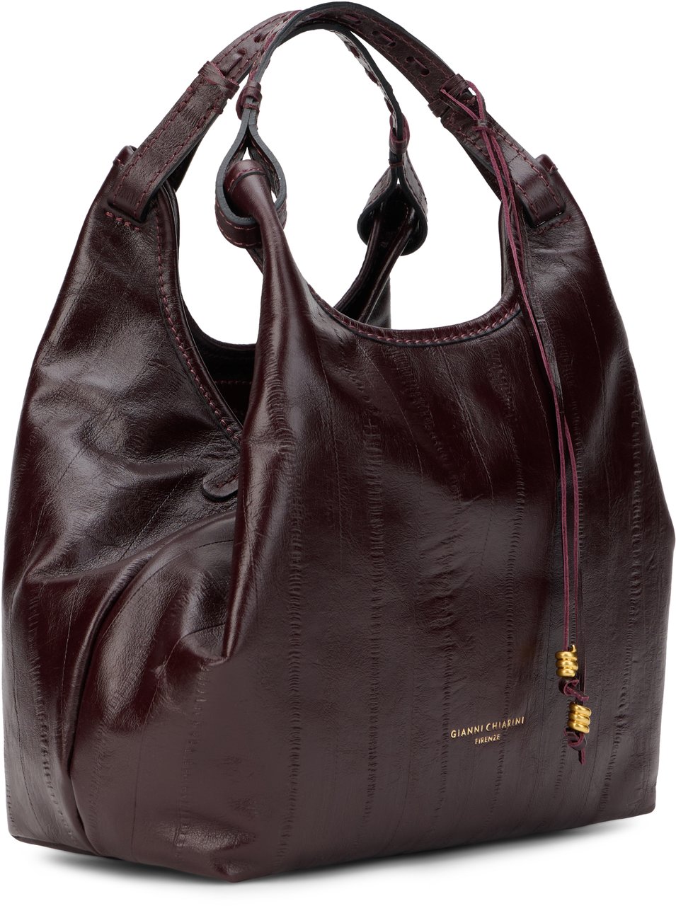 Gianni Chiarini Leather hobo bag Bruin