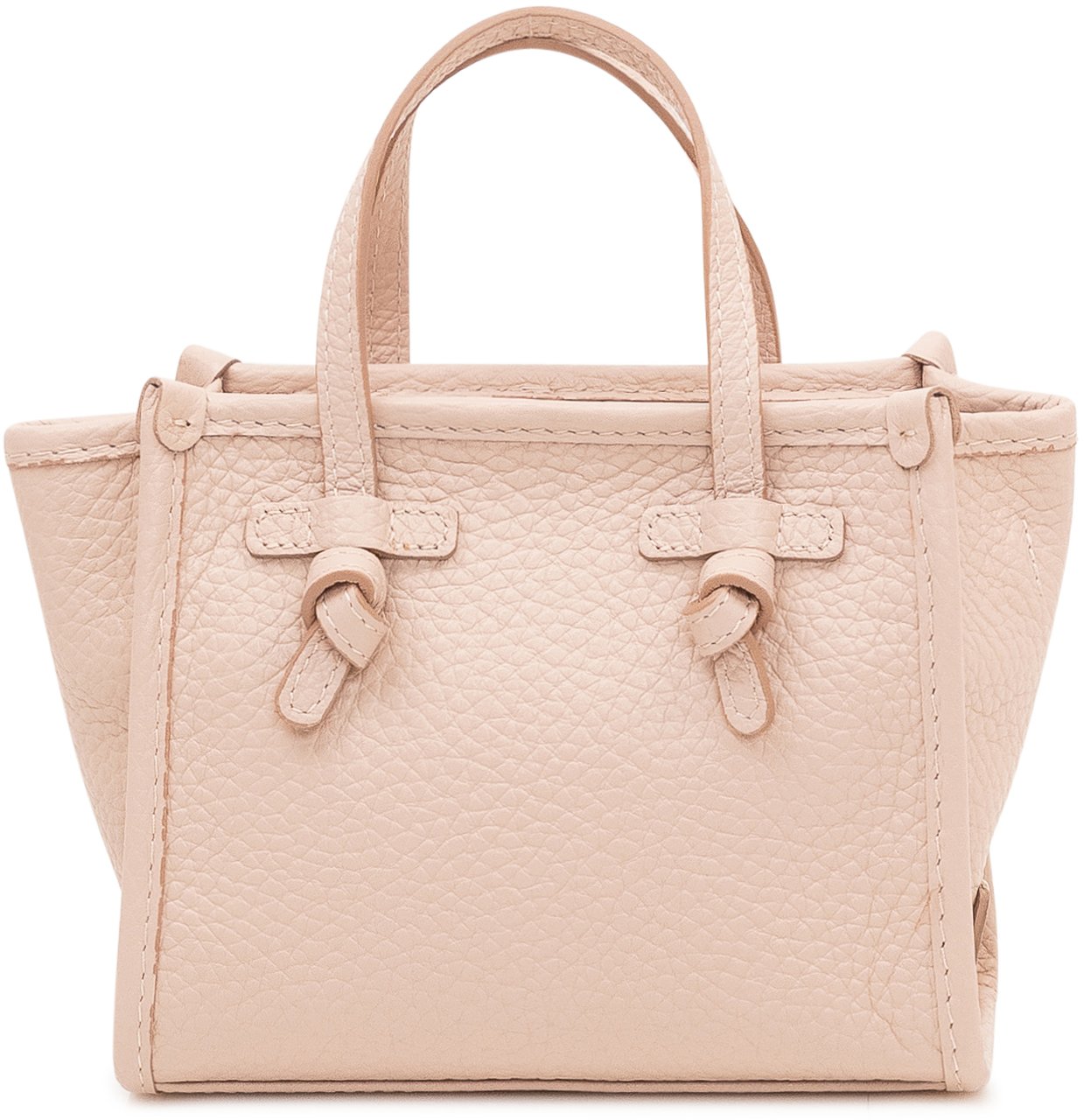Gianni Chiarini Borsa Miss Marcella con Doppi Manici e Dettagli Annodati Roze