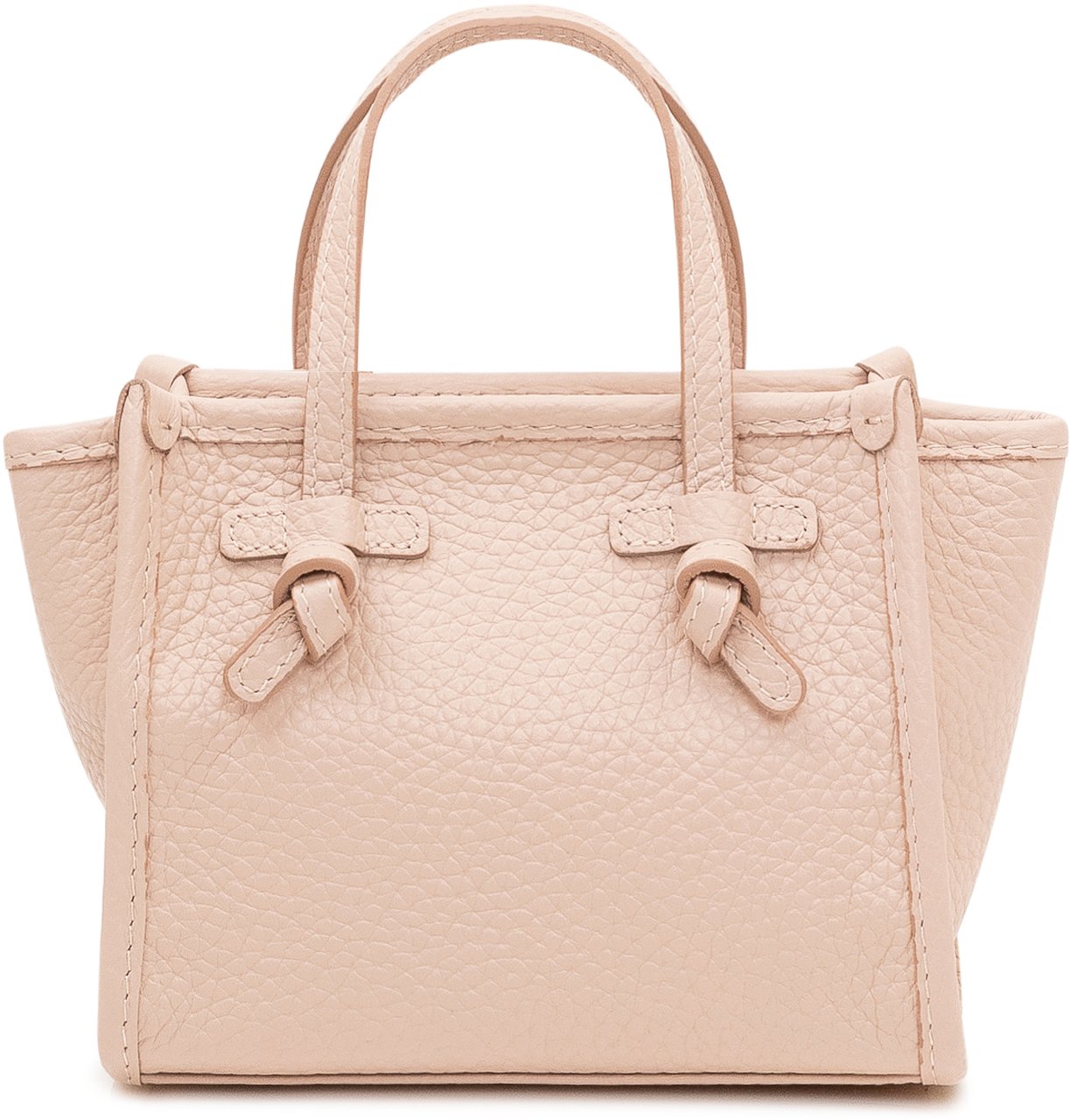 Gianni Chiarini Borsa Miss Marcella con Doppi Manici e Dettagli Annodati Roze