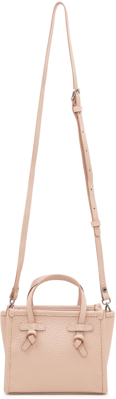 Gianni Chiarini Borsa Miss Marcella con Doppi Manici e Dettagli Annodati Roze
