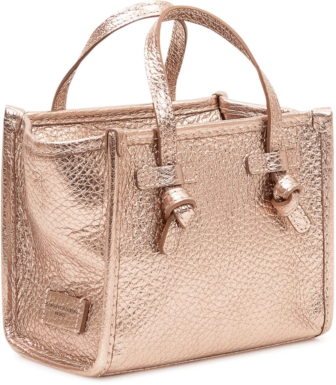 Gianni Chiarini Borsa Miss Marcella con Doppi Manici e Dettagli Annodati Goud