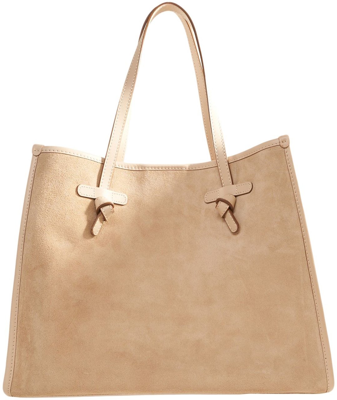 Gianni Chiarini Suede shoulder bag Beige