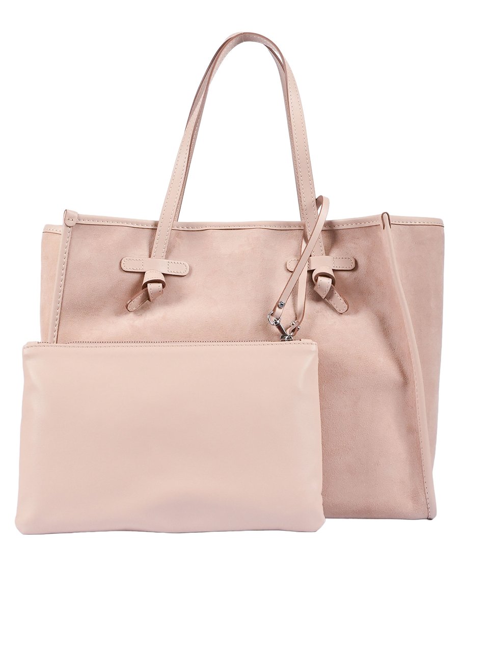 Gianni Chiarini Smooth Cow Leather Tote Bag Roze