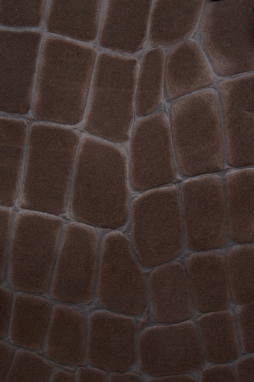 Gianni Chiarini Shopper in croco look 'Marcella' Bruin