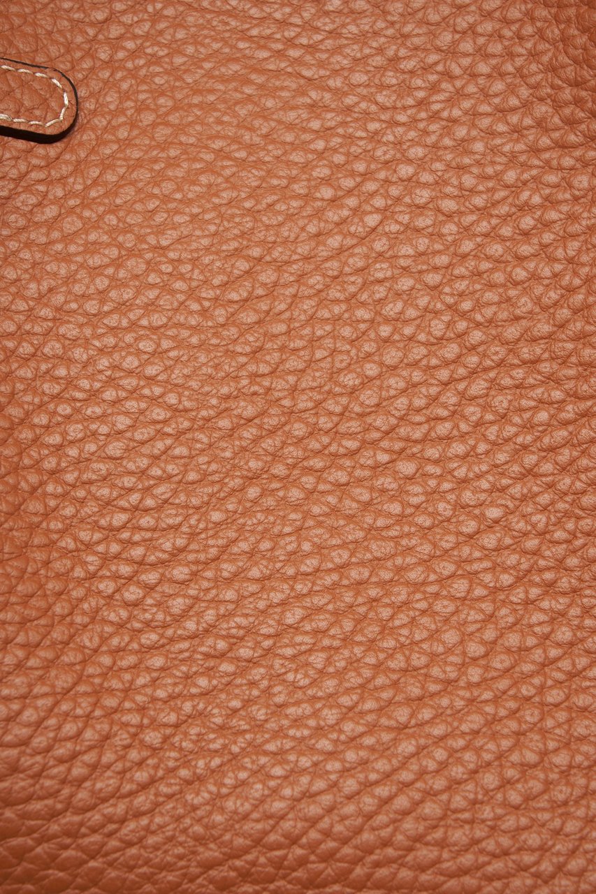 Gianni Chiarini Grained leather shopper Bruin