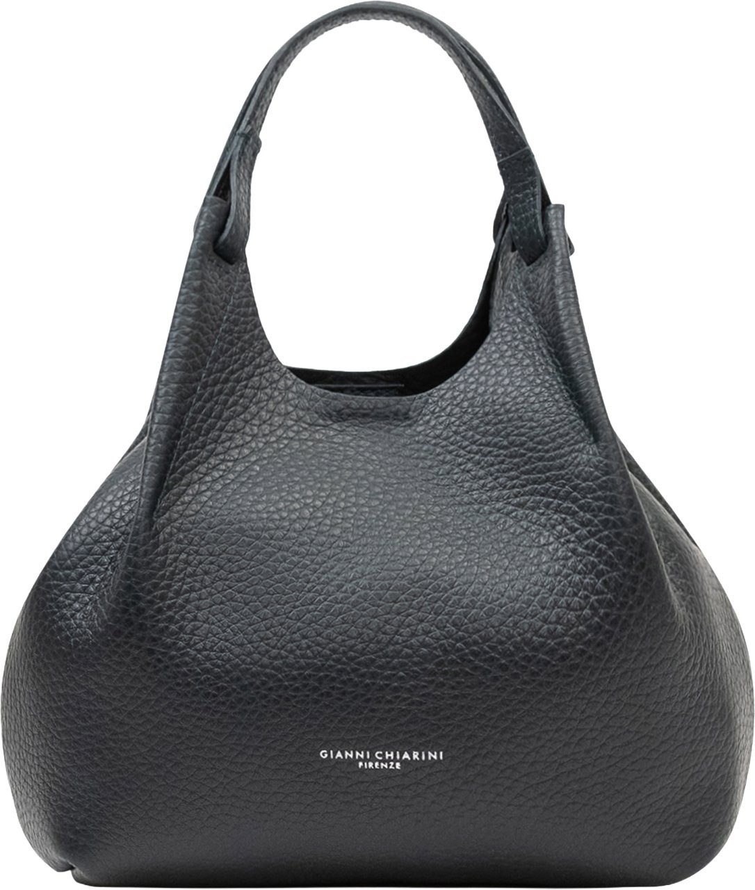 Gianni Chiarini Borsa Dua a Spalla con Profilo Arrotondato Donkergrijs