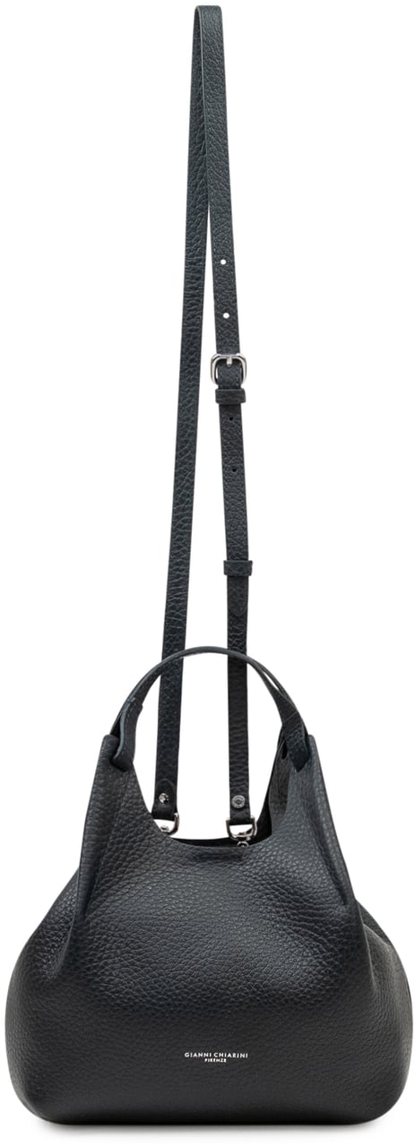 Gianni Chiarini Borsa Dua a Spalla con Profilo Arrotondato Donkergrijs