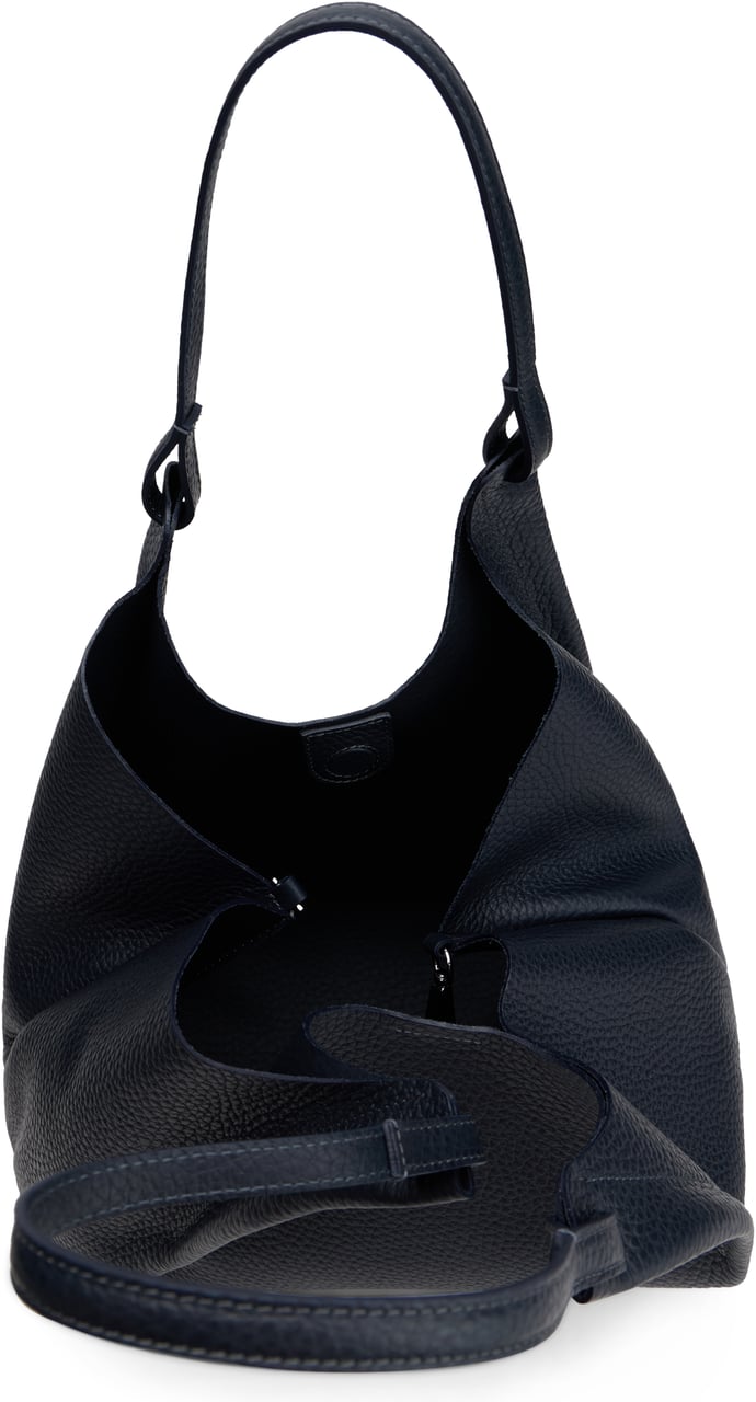 Gianni Chiarini Tote bag with matching pouch Zwart