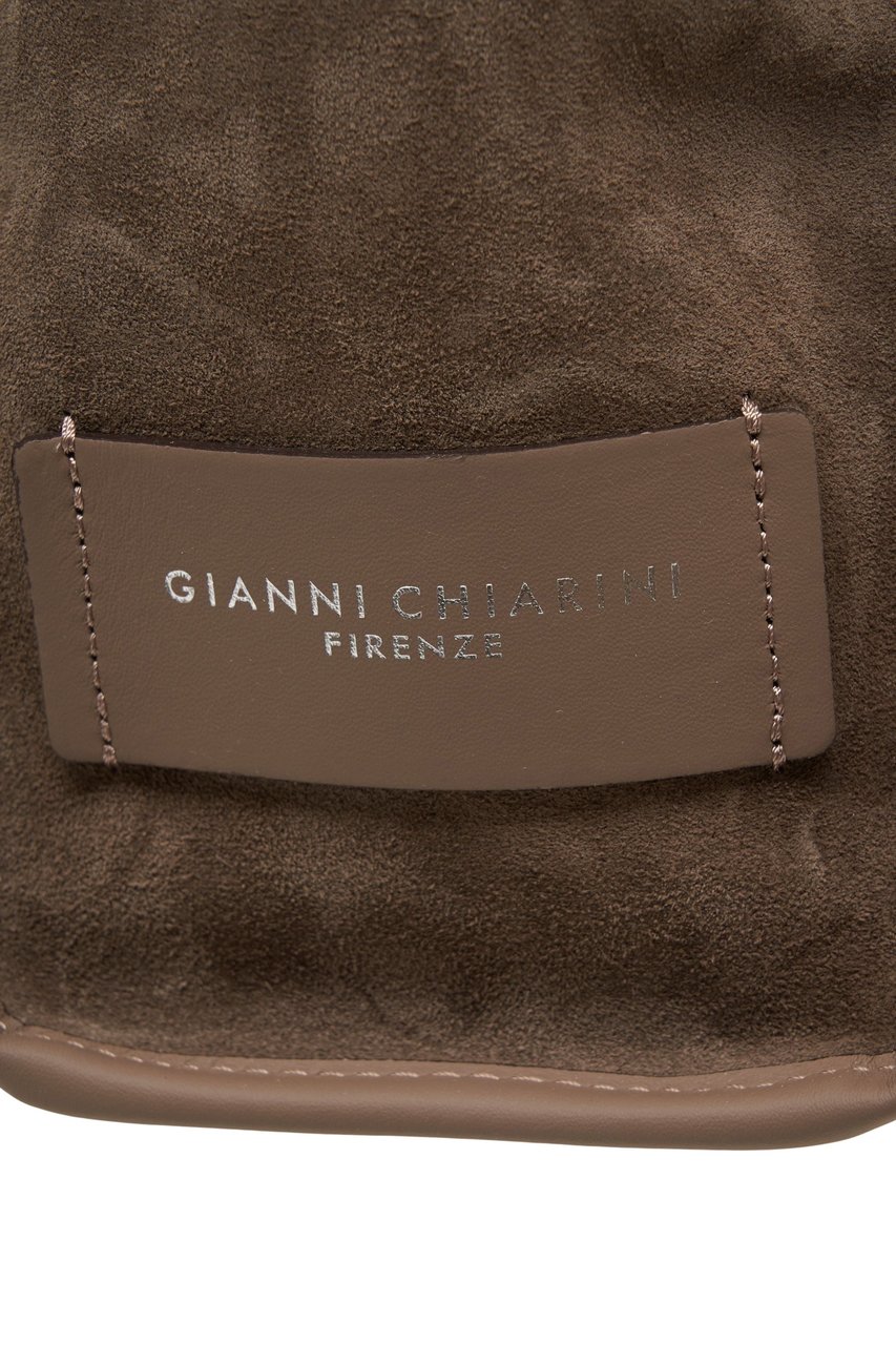 Gianni Chiarini Suede handbag 'Marcella' Bruin