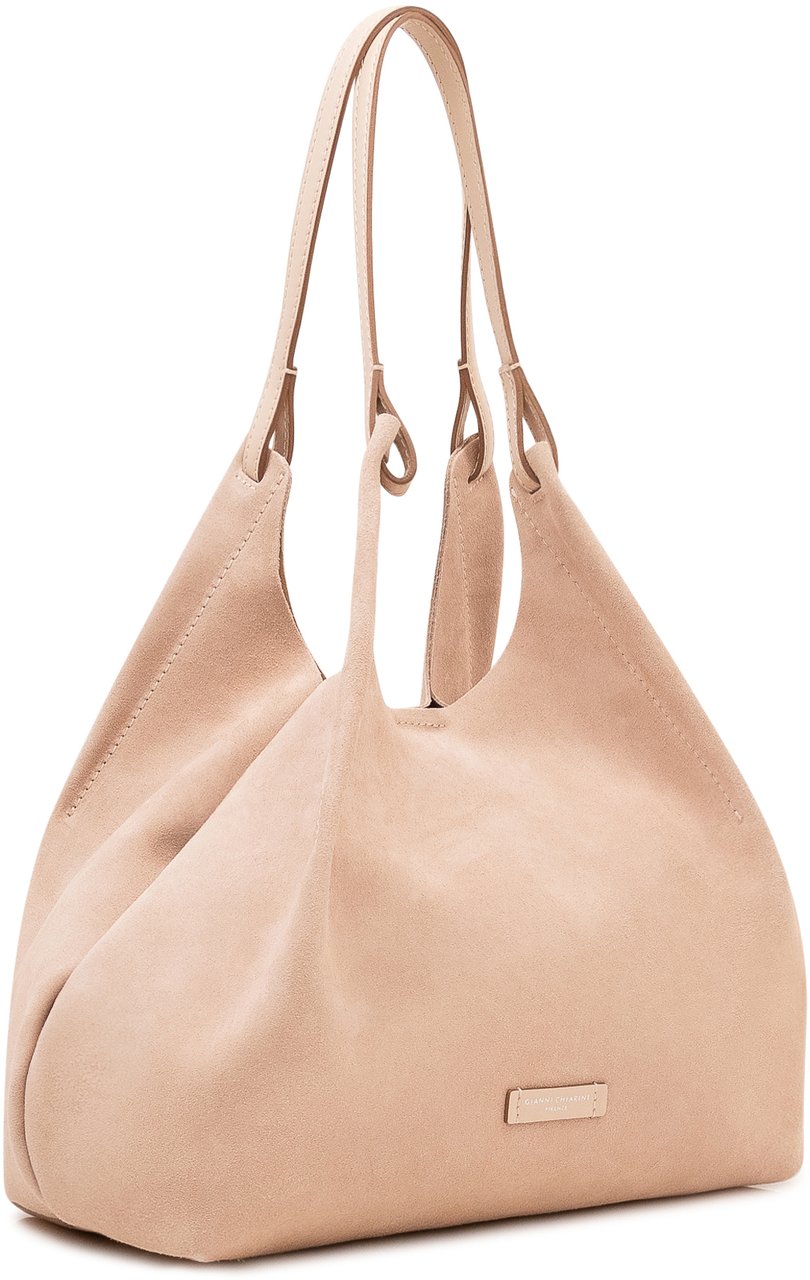 Gianni Chiarini Borsa a Spalla Morbida Beige