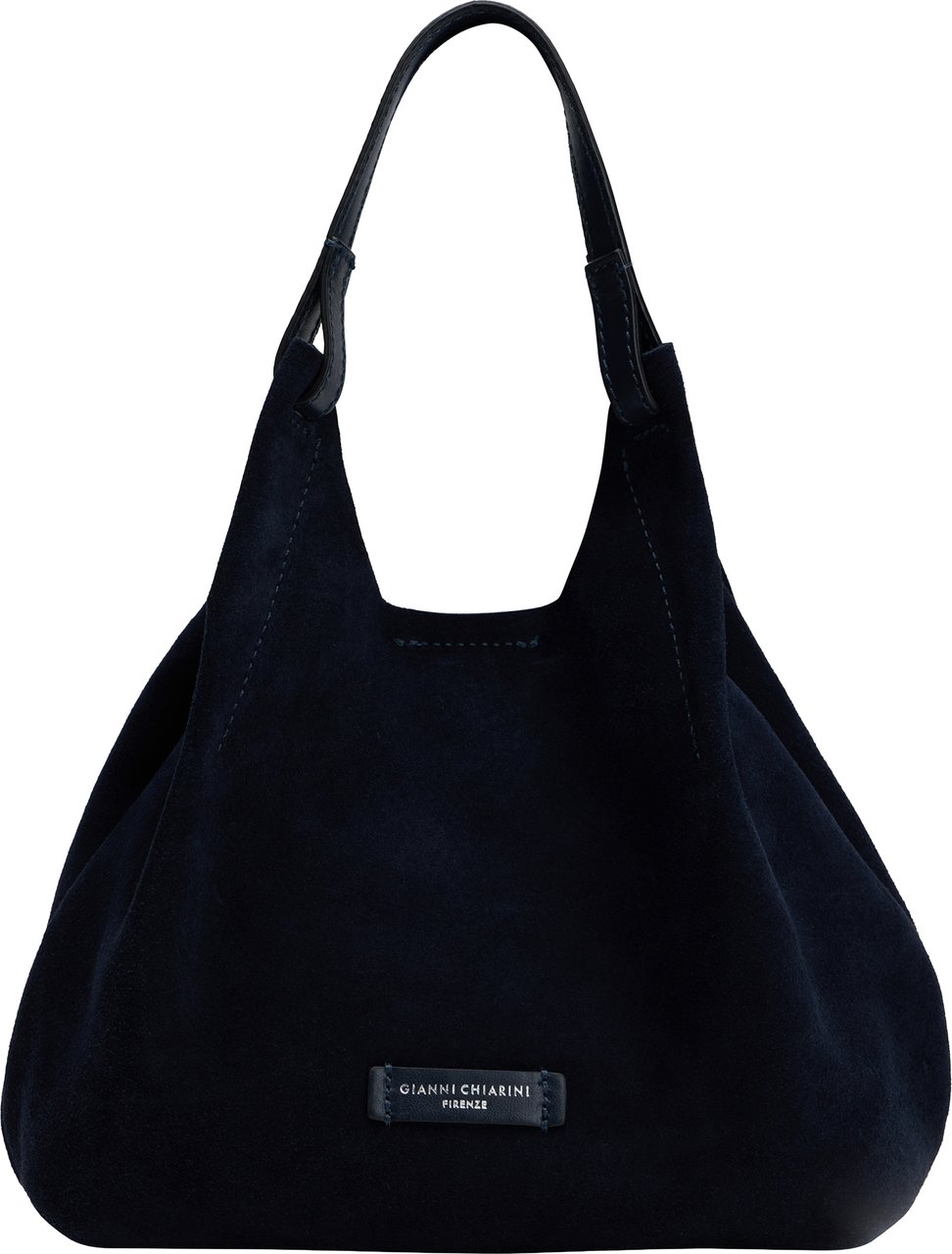 Gianni Chiarini Suede tote bag Blauw