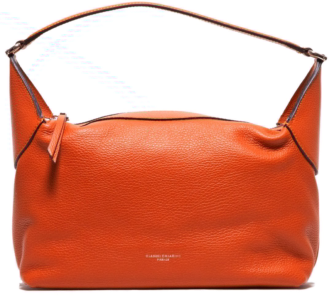 Gianni Chiarini Borsa a spalla modello Jolie in pelle terracotta Rood