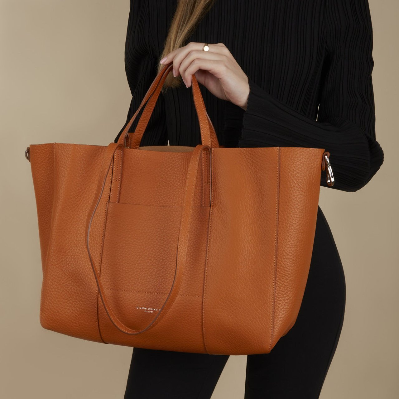Gianni Chiarini - Tas - Cognac Bruin