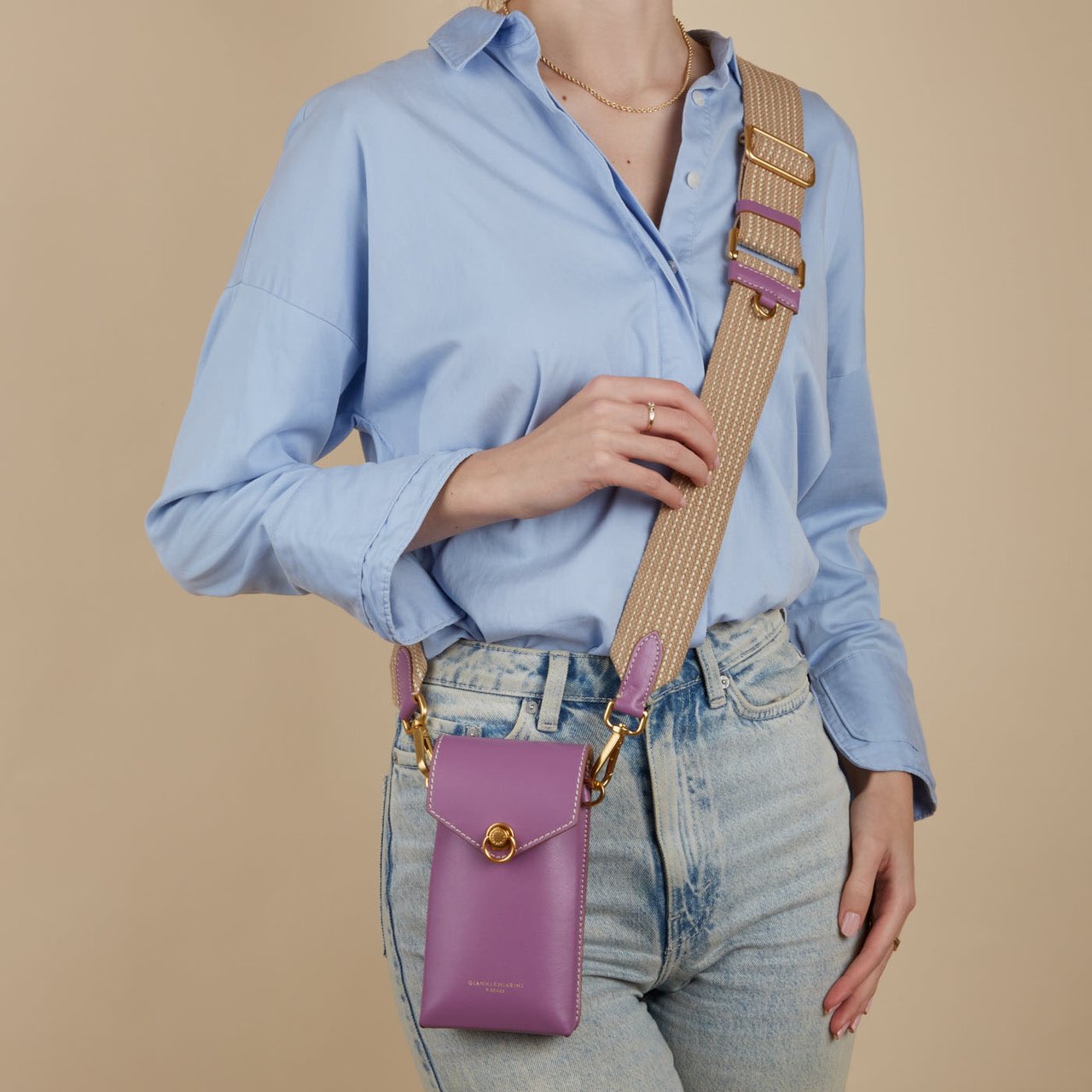 Gianni Chiarini - Tas - Paars Paars