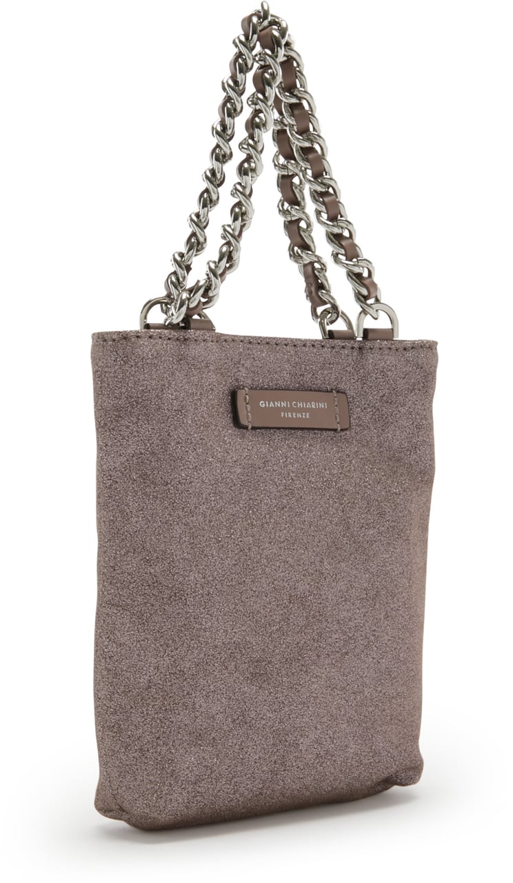 Gianni Chiarini Runderleer Handtas Paars