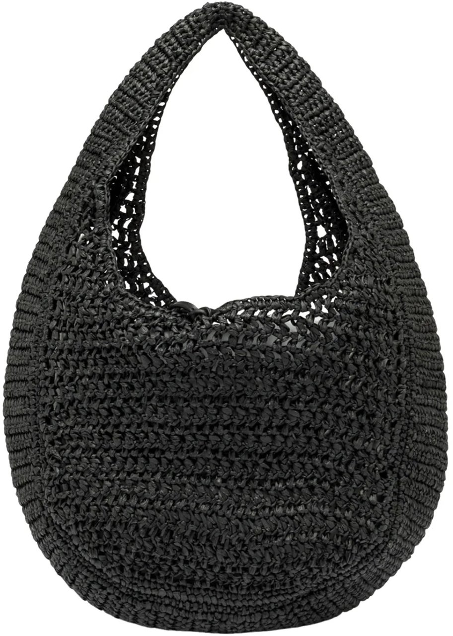 Gianni Chiarini Nefeli Borsa Hobo Intrecciata Zwart