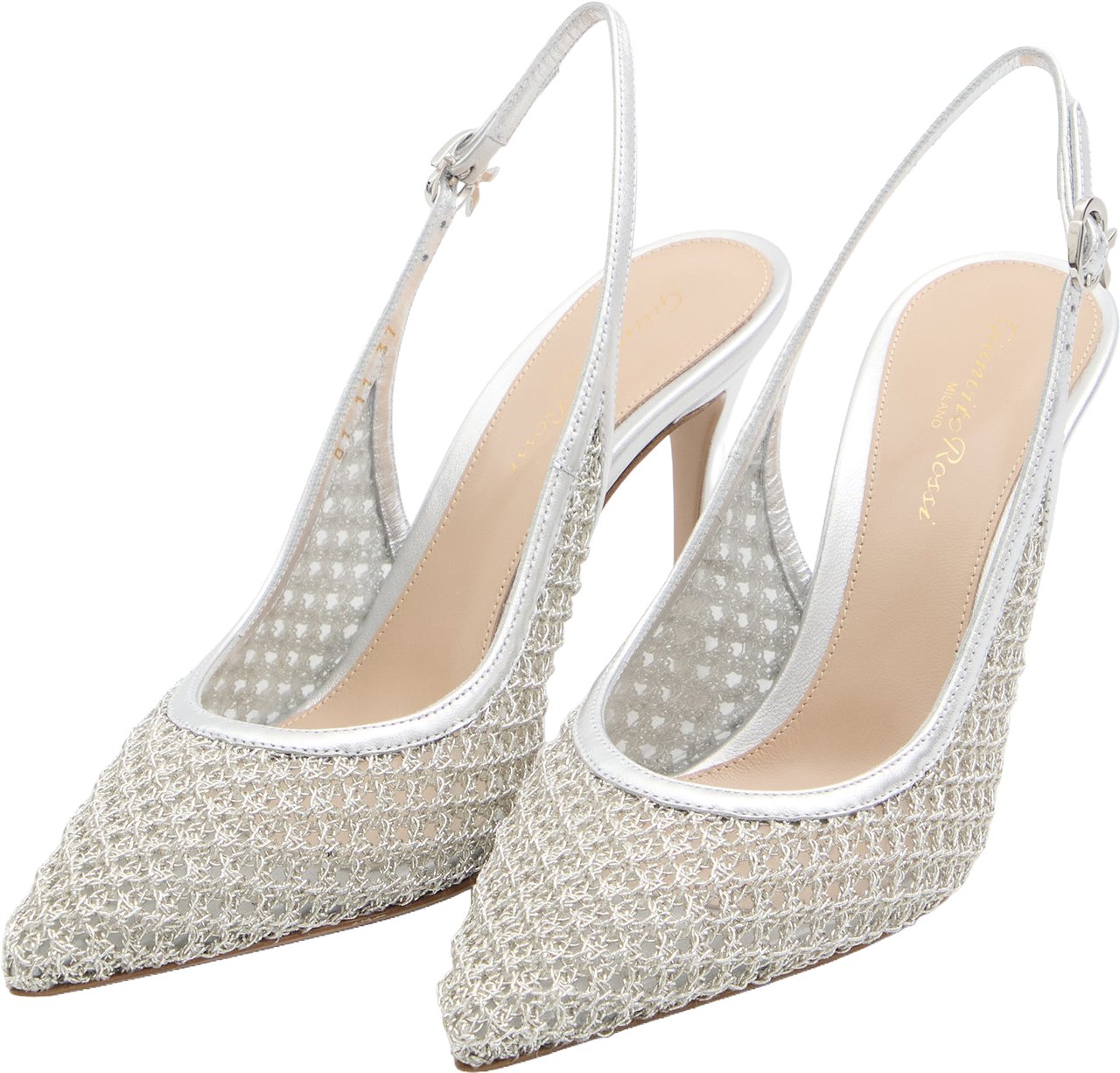 Gianvito Rossi Nikki slingback Pumps Zilver