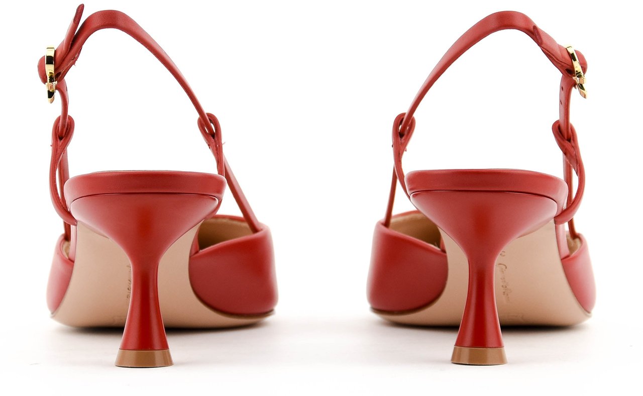 Gianvito Rossi Ascent Slinback 55 Red Rood