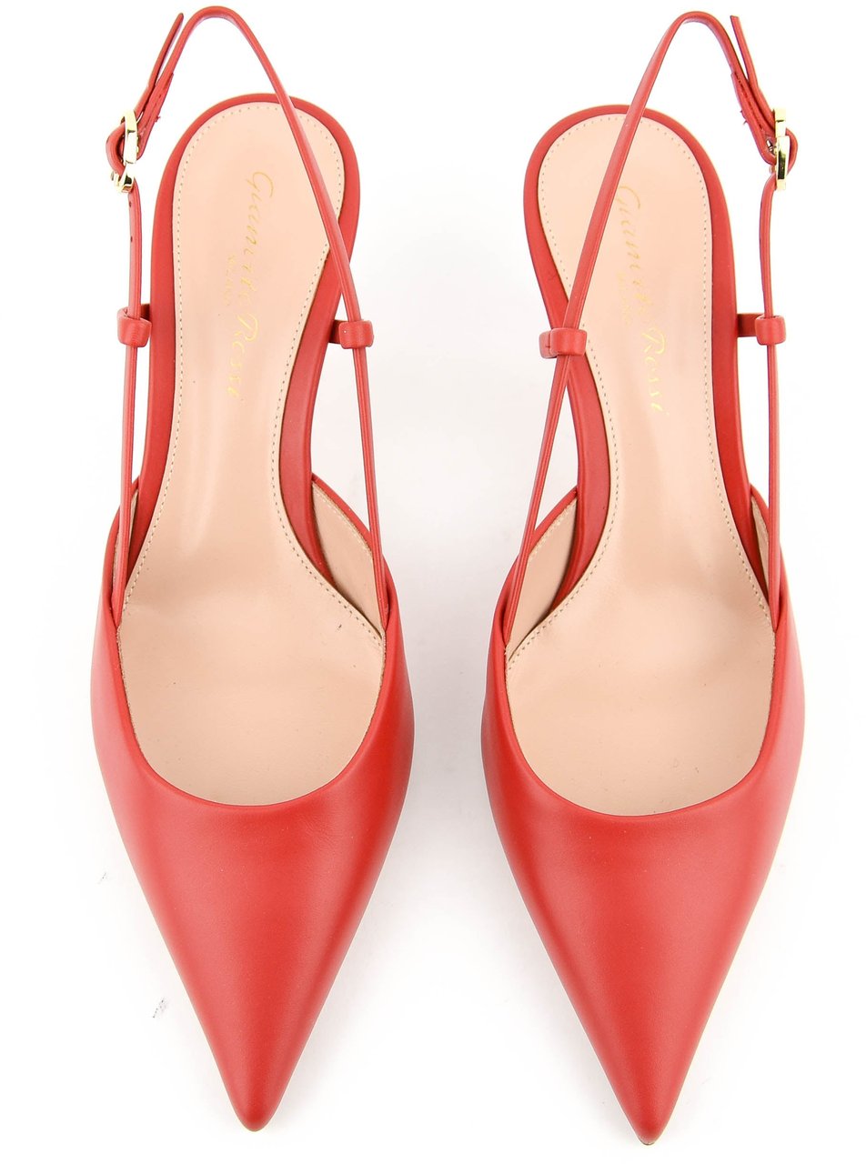 Gianvito Rossi Ascent Slinback 55 Red Rood