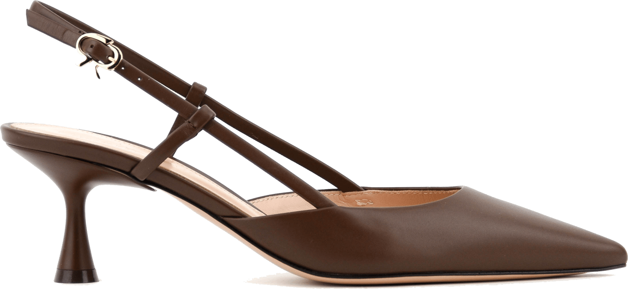 Gianvito Rossi Ascent Slinback 55 Red Bruin