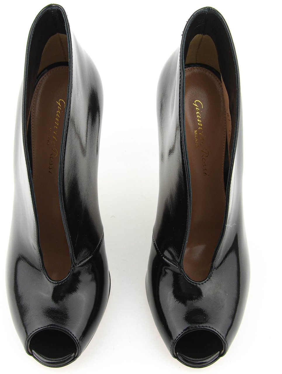 Gianvito Rossi Vamp Bootie Black Zwart