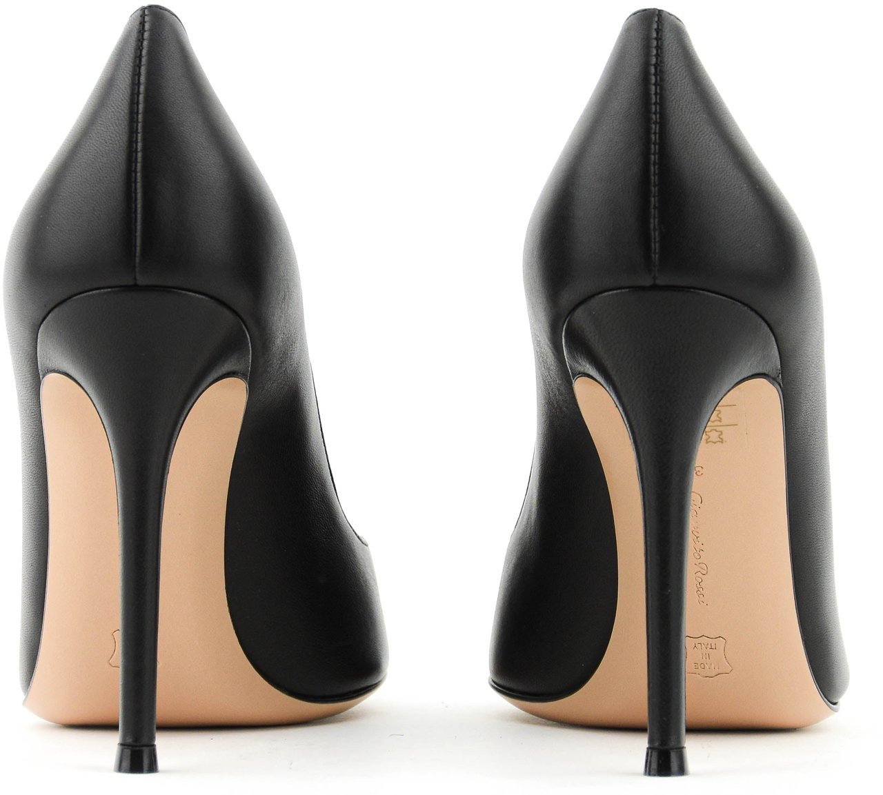 Gianvito Rossi Pump Black Leather Zwart
