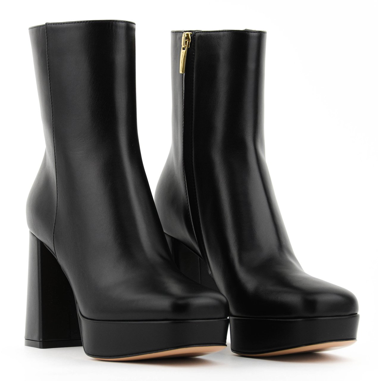 Gianvito Rossi Daison Bootie Platform Black Zwart