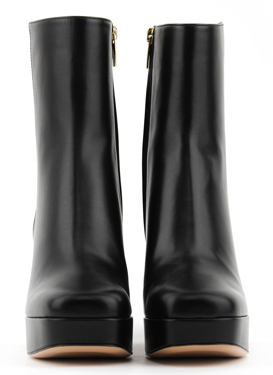 Gianvito Rossi Daison Bootie Platform Black Zwart