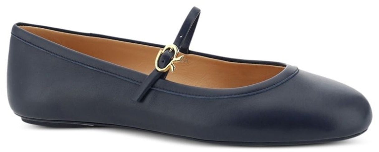 Gianvito Rossi Carla Ballerina Flats Blauw
