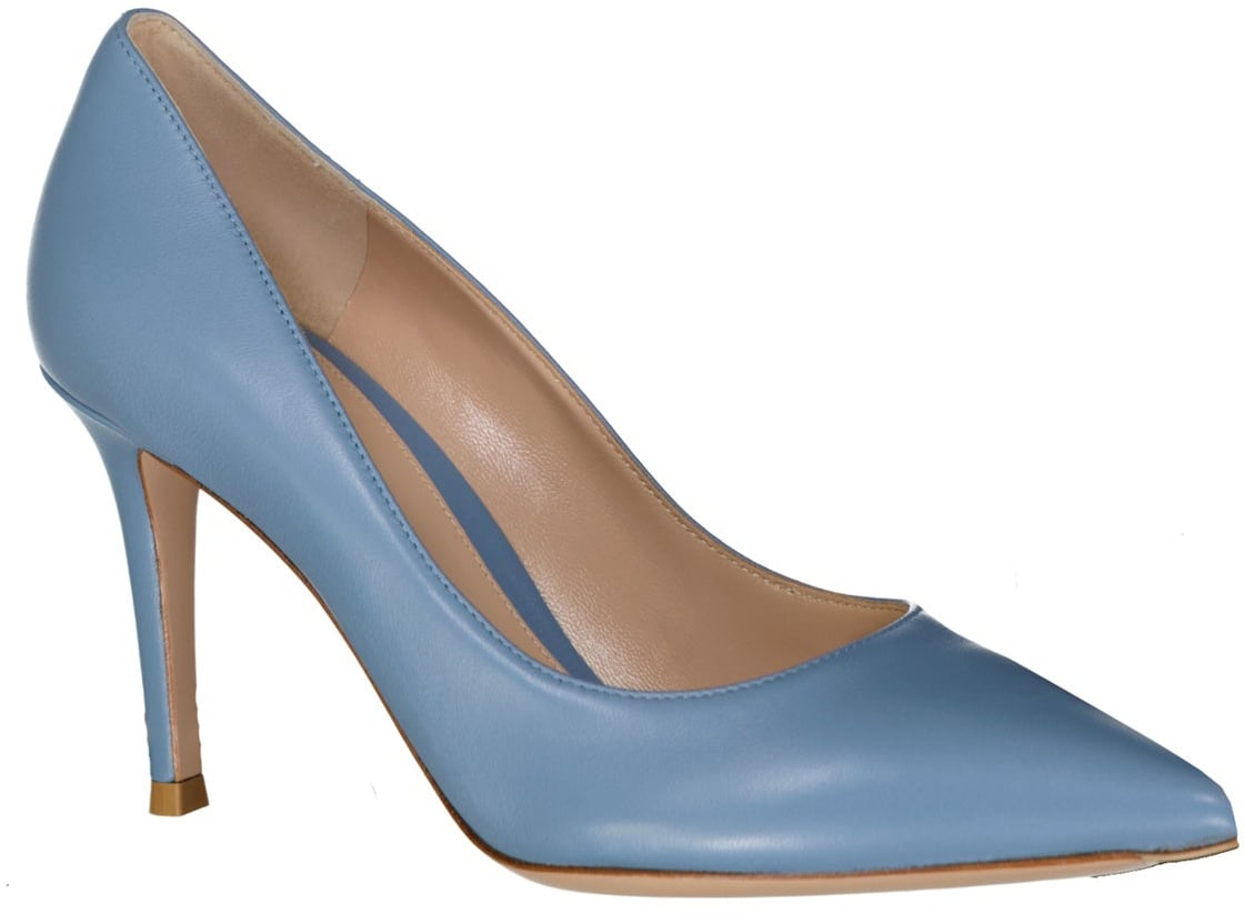 Gianvito Rossi Leather Pumps Blauw